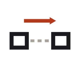 Structural diagram of False Cause. They move together, so one is asserted to drive the other.