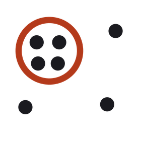 Structural diagram of Texas Sharpshooter. The target is drawn after the shots, around wherever they happened to land.